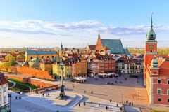 Varsóvia: City Tour Público à tarde com embarque e desembarque