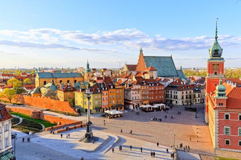 Varsovie : ville en groupe l'après-midi et transfert
