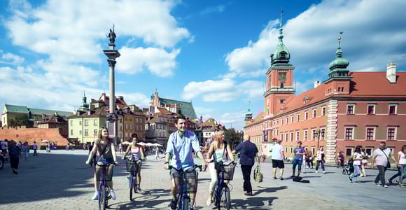 3-stündige geführte Radtour durch Warschau