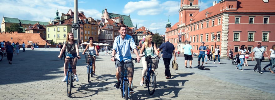 Warszawa: 3-godzinna wycieczka rowerowa z przewodnikiem