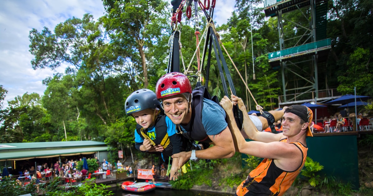 Cairns Rainforest Bungee Jump en Giant Swing GetYourGuide