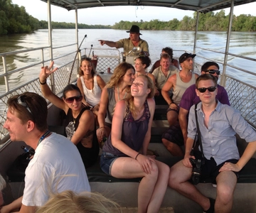 From Darwin: Litchfield Park Tour & Jumping Crocodile Cruise