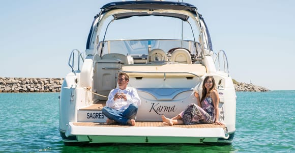 Benagil Sea Caves private yacht charter from lagos