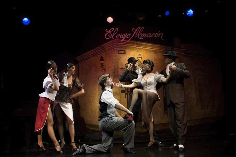 Buenos Aires : Spectacle de tango à El Viejo AlmacenSpectacle de tango Vip avec 2 boissons