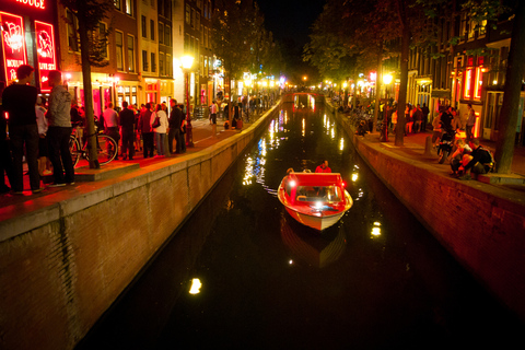 De rosse buurt van Amsterdam met Spaanstalige gids