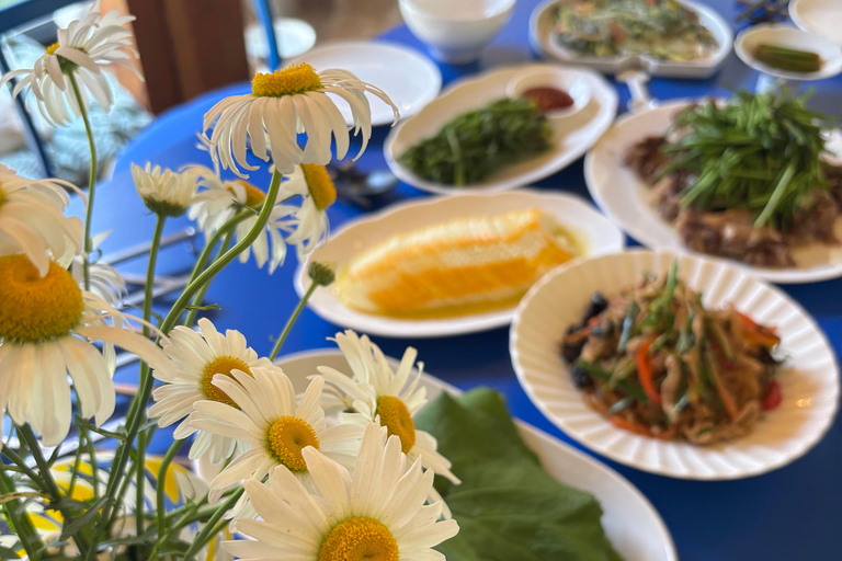 Seúl: comida casera, elaboración de postres, Naksan y paseo por el parqueSeúl: comida casera, elaboración de postres en Naksan y paseo por el parque