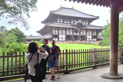 Depuis Nara : visite en bus d&#039;une demi-journée au patrimoine de l&#039;UNESCO&amp;Mt. Wakakusa12:35 Kintetsu Nara Station