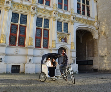 Bruges: Private Guided Tour by Pedicab