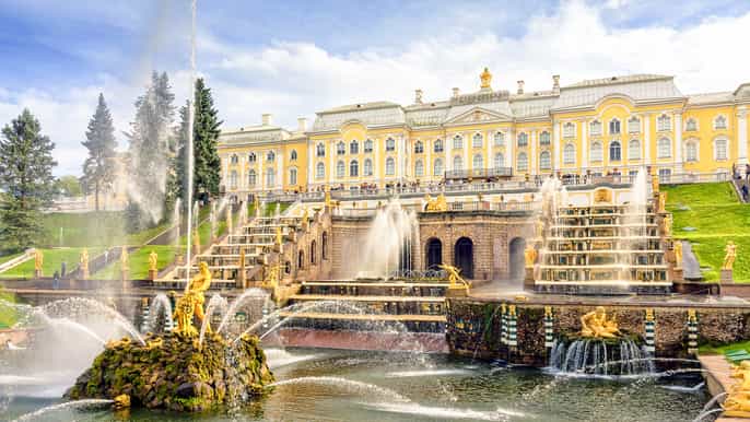 peterhof palace and gardens halfday tour