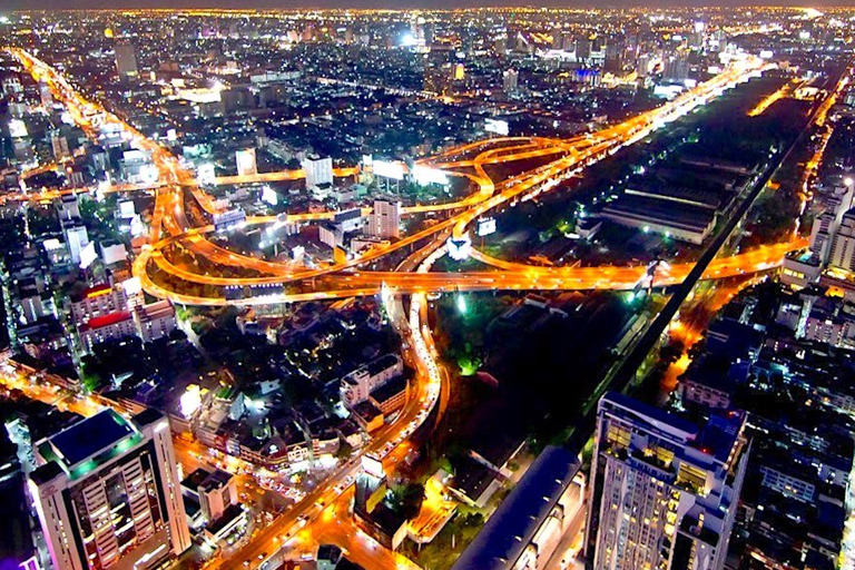 Bangkok: Baiyokes observationsdäck med lunch/middagsbufféLunchbuffé med observationsdäcket &amp; roterande utsiktsplats