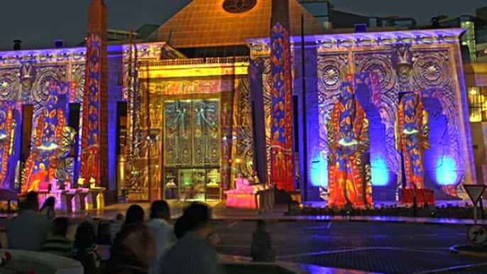 sound and light show at philae temple