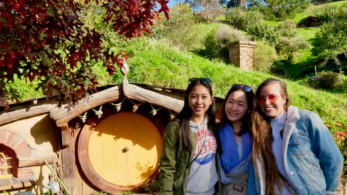 depuis auckland hobbiton et waitomo glowworm caves