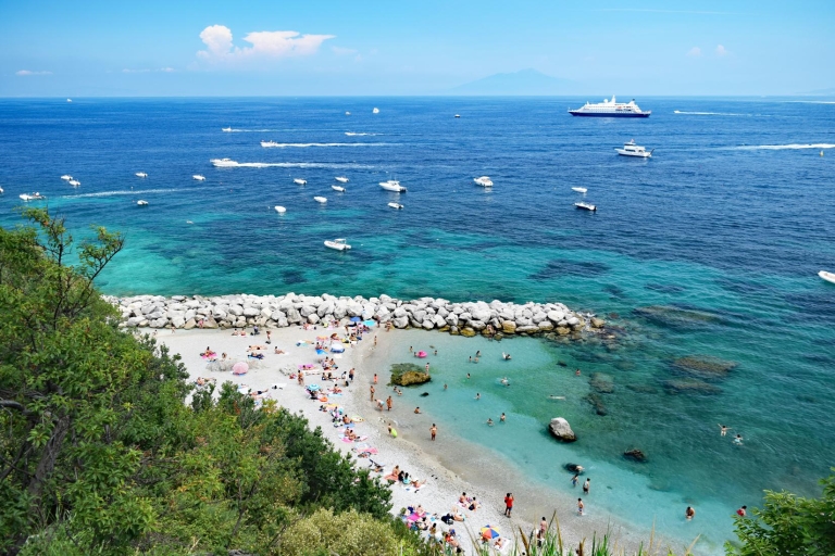 Ab Napoli: Tagestour nach Capri und zur Blauen GrotteTour auf Englisch