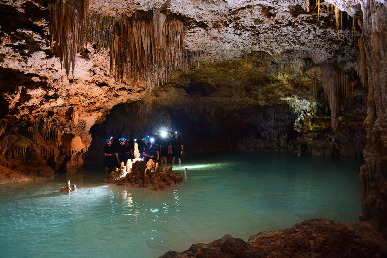 Ab Cancún/Playa del Carmen: Río Secreto und MittagessenPlaya del Carmen: Tickets für Río Secreto & Mittagessen