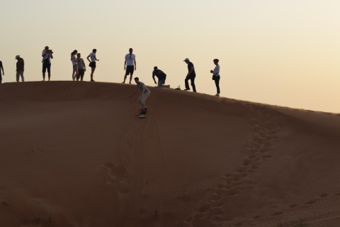 Dubai: Desert Safari, Quad Bike, Camel Ride and Sandboarding Shared Tour with 35-Minute Self-Drive Quad Bike Ride