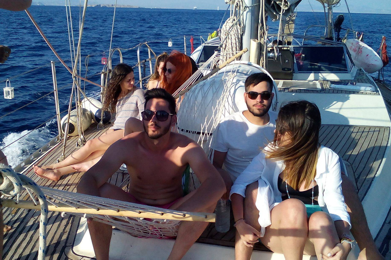 Athens: Full-Day Private Sailing Trip with Meal & Drinks Daily sailing cruise from Athens with food and drinks