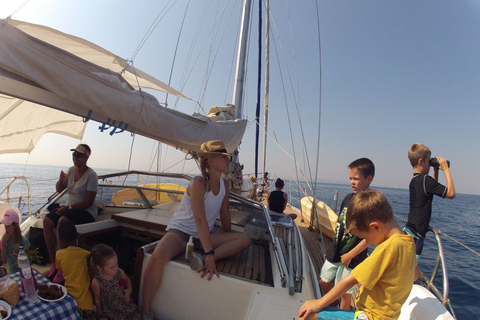 Athens: Full-Day Private Sailing Trip with Meal & Drinks Daily sailing cruise from Athens with food and drinks
