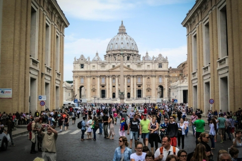 Rome: publiek paus Franciscus met gidsGroepstour in het Engels