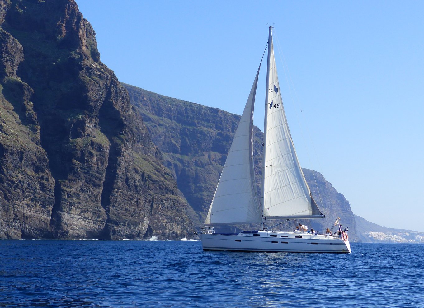 Tenerife: Los Gigantes hvalsafari med sejlbåd