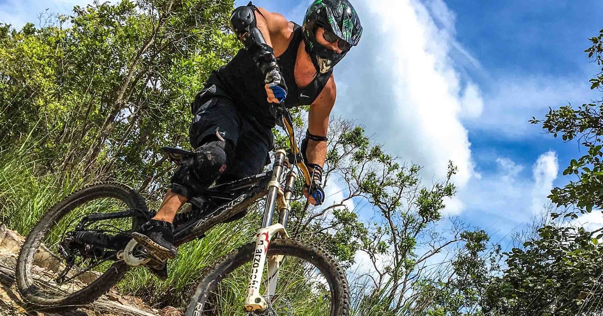 longest downhill mountain bike trail