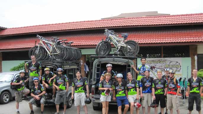 parco nazionale doi suthep beginner downhill bike ride