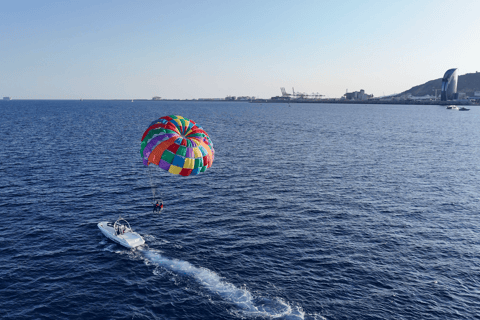 Barcelona: Parasailing Adventure Ride with Scenic Sea Views