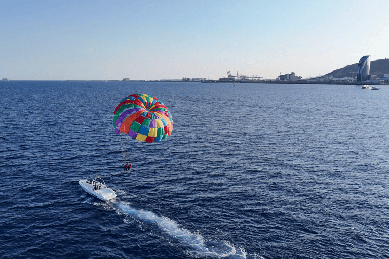 Barcelona: Parasailing Adventure Ride with Scenic Sea Views