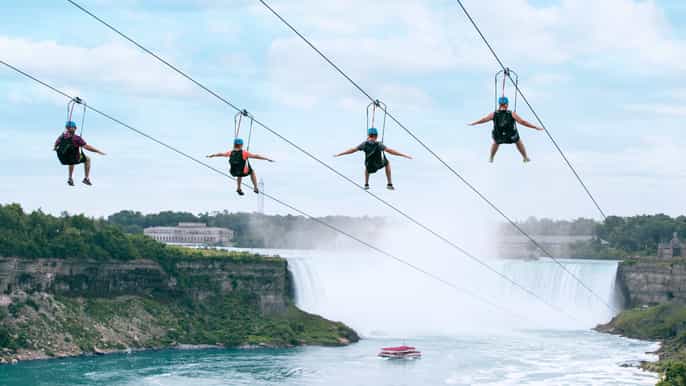 niagara falls canada zipline to the falls