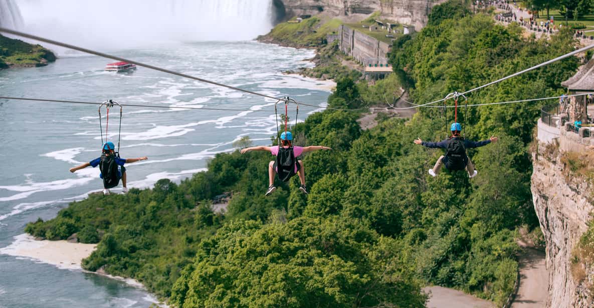 Cataratas del Niágara, Canadá: tirolina hasta las cataratas