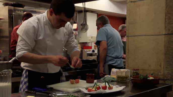 san sebastián cena tradicional del club gastronómico