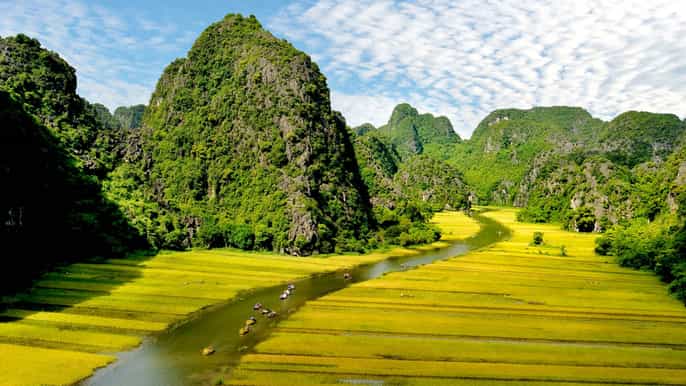hoa lư and tam cốc with bike ride and family visit
