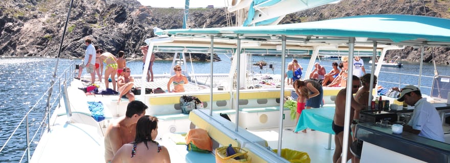 Depuis Roses : Croisière en catamaran Cap Norfeu - Cadaqués
