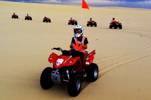 port stephens worimi sand dune quad bike adventure