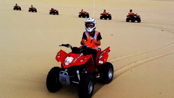 port stephens worimi sand dune quad bike adventure