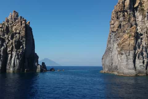 From Taormina: Chic Panarea and Stromboli Full-day Tour