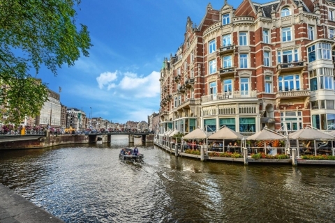 Amsterdam : visite touristique à véloAmsterdam : visite guidée à vélo en anglais