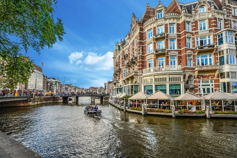 Amsterdam : visite touristique à véloAmsterdam : visite guidée à vélo en anglais