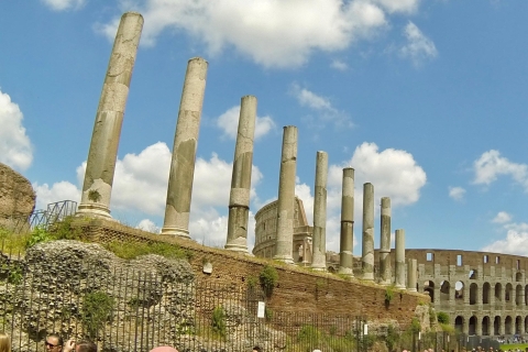 Rome: Forum romain coupe-file, visite du Palatinat et du ColiséeVisite en italien en groupe avec Max. 8 personnes