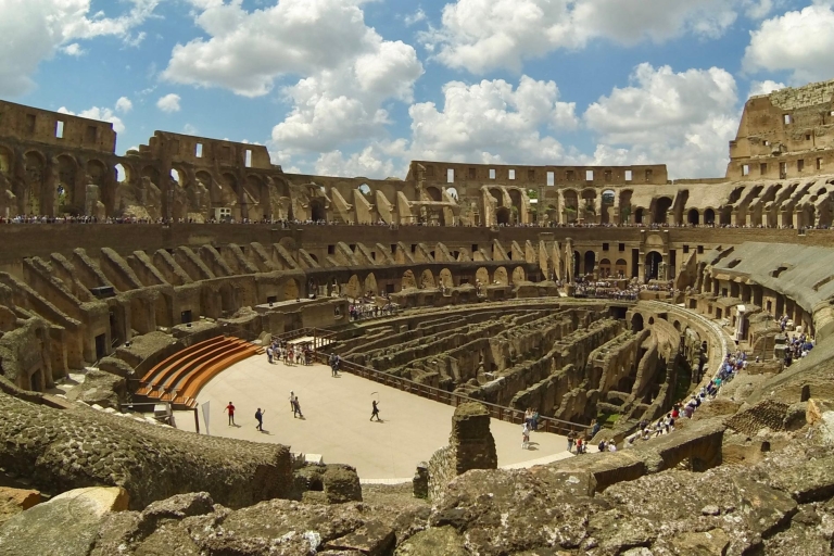 Rome: Forum romain coupe-file, visite du Palatinat et du ColiséeVisite privée en français