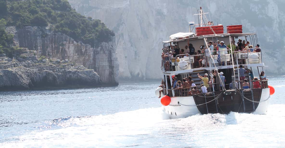 From Corfu: Day Cruise to Paxos, Antipaxos, & the Blue Caves