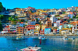 Corfú: paseo en barco de 1 día por Parga, Síbota y Blue Lagoon