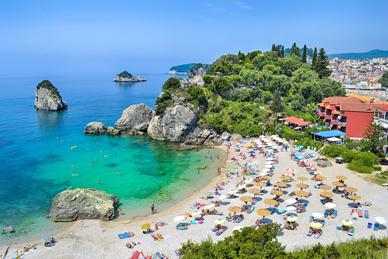 Korfu: Parga, Syvota & Blaue Lagune - Ganztägige BootsfahrtAbholung ab Korfu-Insel