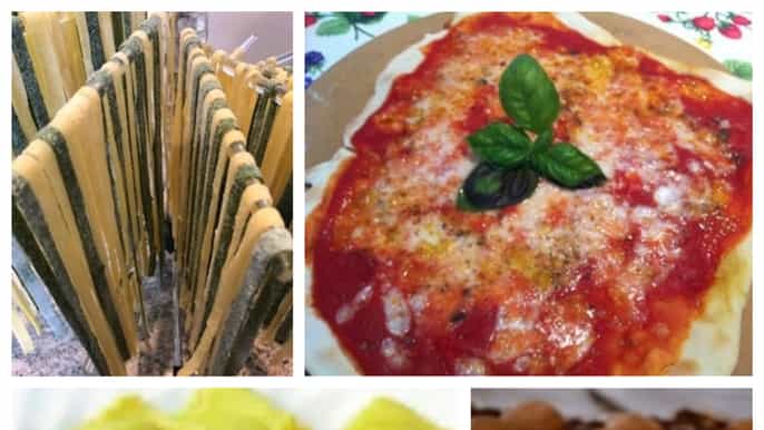 pasta pizza dessert evening cooking class