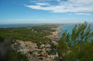 Da Ibiza: traghetto ed escursione guidata in autobus a Formentera