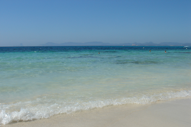 Depuis Ibiza : ferry et bus vers Formentera avec un guidePrise en charge à Ibiza, San Antonio et Santa Eulalia