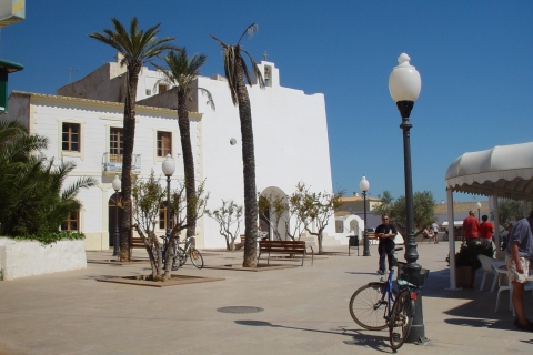 From Ibiza: Ferry and Guided Bus Excursion in Formentera Pickup in Ibiza, San Antonio, and Santa Eulalia