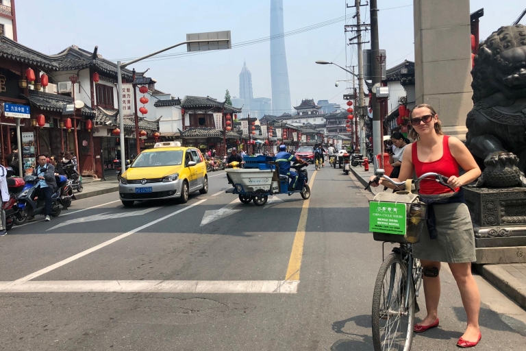 Shanghai: Klassische Privat-Tour mit dem FahrradGanztägige klassische Tour durch Shanghai per Fahrrad