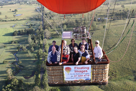 Luchtballonvaart in de regio Brisbane Scenic City &amp; CountryAlleen ballonvaart - GEEN optie voor ontbijt na de vlucht