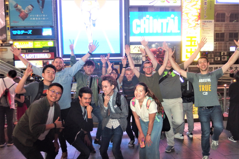 Osaka: Bar Hopping Night Tour in Namba