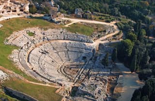 Au départ de Taormine : visite guidée de Syracuse et de l'île d'Ortygie